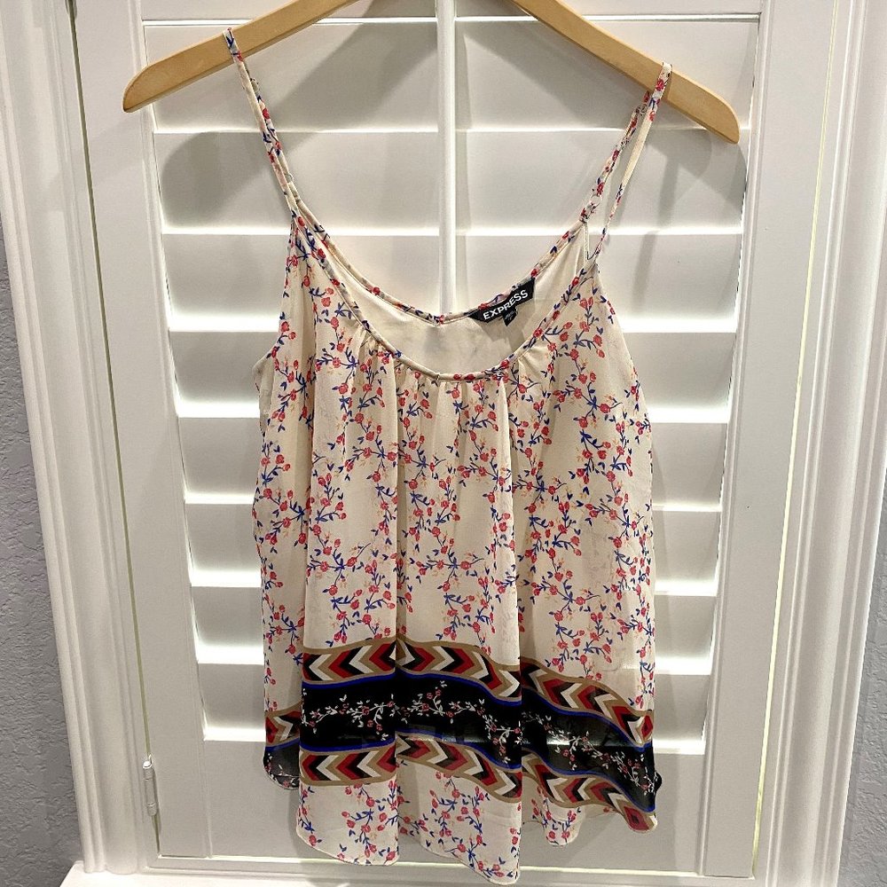 Express Flounce Camisole Top